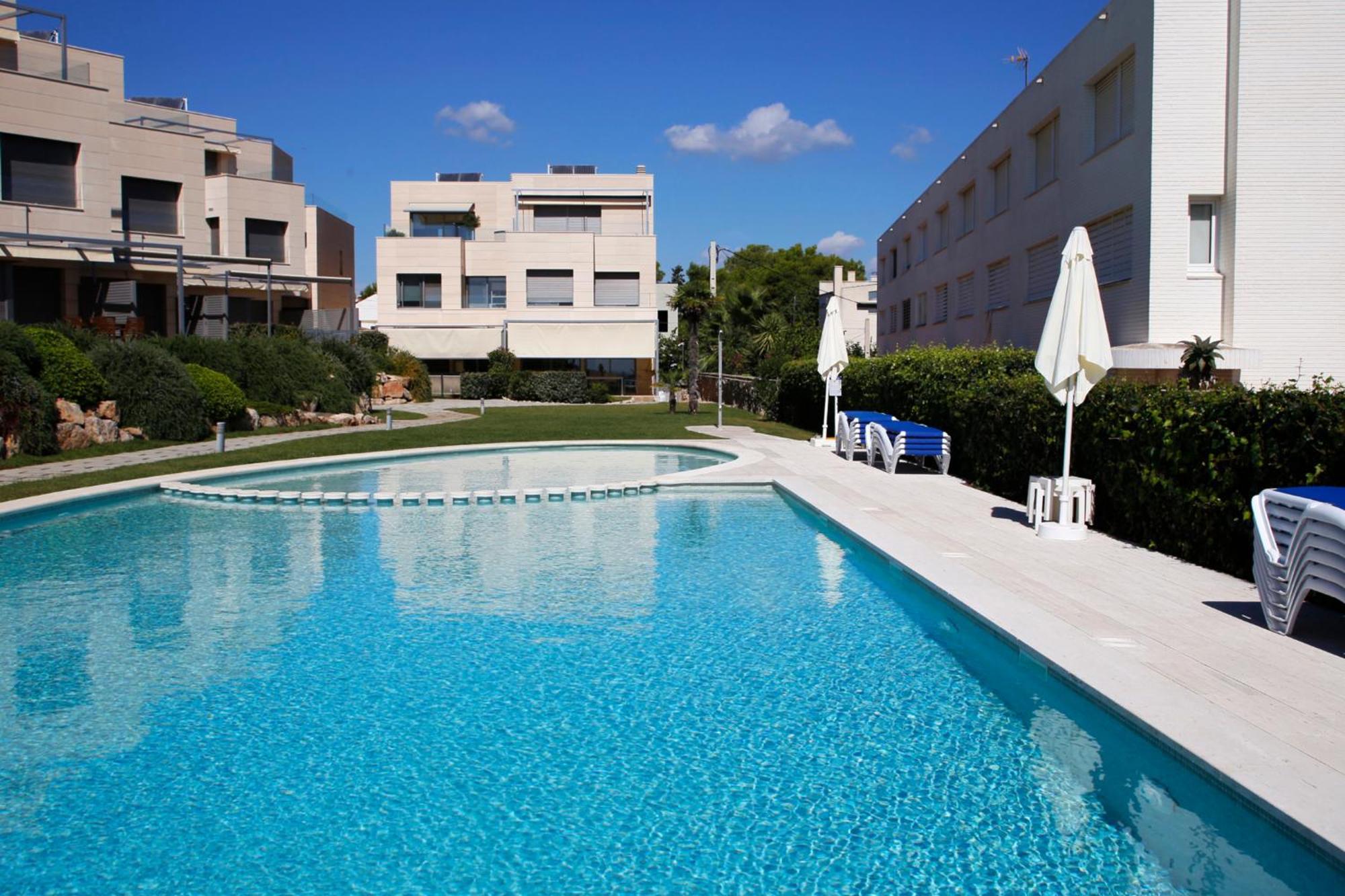 At014 A Pocos Metros De La Playa, Equipamiento Completo, Piscina Comunitaria Villa Torredembarra Exterior photo